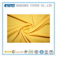Tecido de poliéster amarelo sólido dourado para têxteis-lar